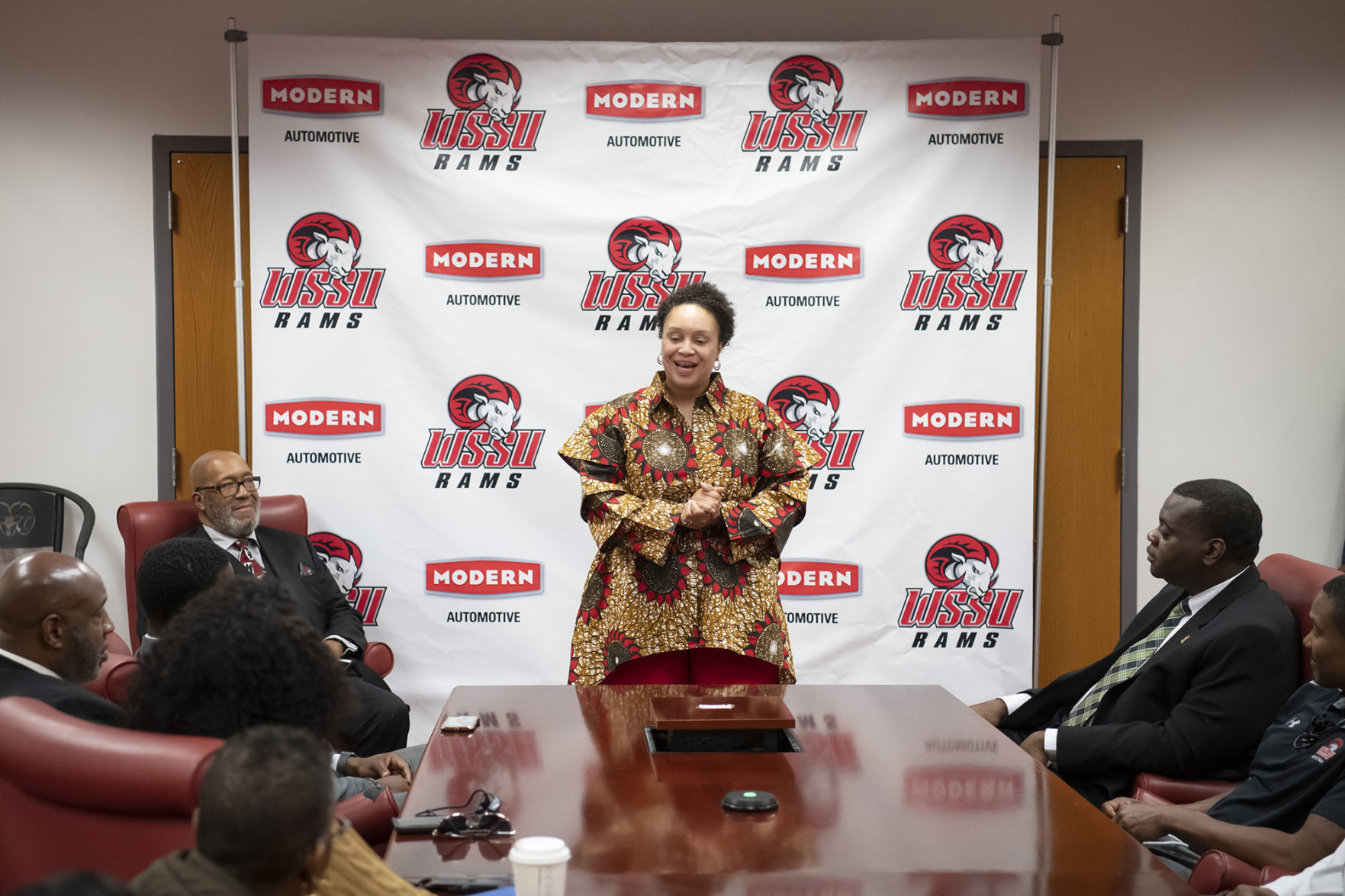 Athletic Director Etienne Thomas Press Conference